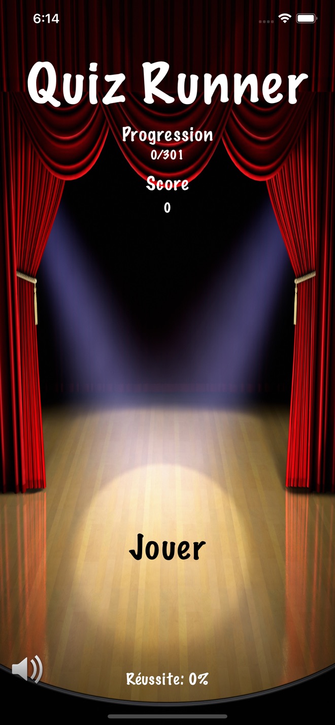 Quiz Runner - capture iPhone 1